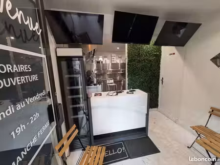 fonds de commerce restauration rapide – 20 m² – vert-saint-denis – extraction pro