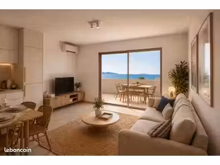 rayol-canadel t2 avec terrasse vue mer