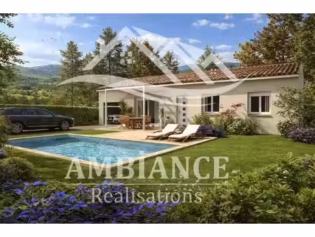 terrain avec maison neuve à vendre