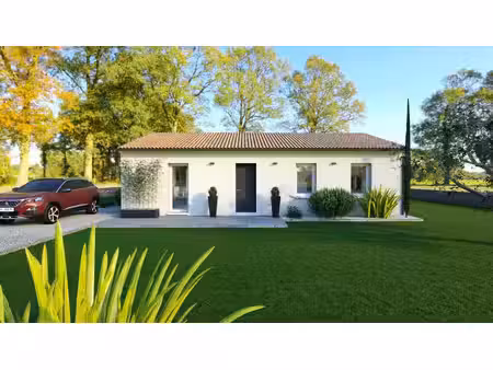 terrain avec maison neuve à vendre
