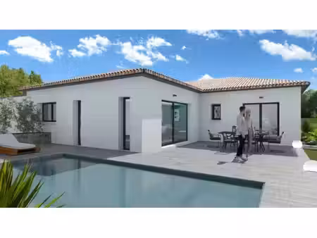 terrain avec maison neuve à vendre