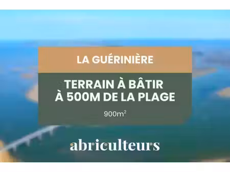 terrain constructible à proximité des plages et des commerces en vente à noirmoutier...