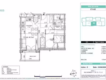 appartement à camiers (62176)