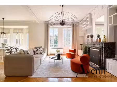 brotteaux élégant appartement familial art déco de 141 m²