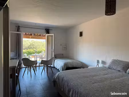 appartement 3 personnes propriano  piscine et terrasse
