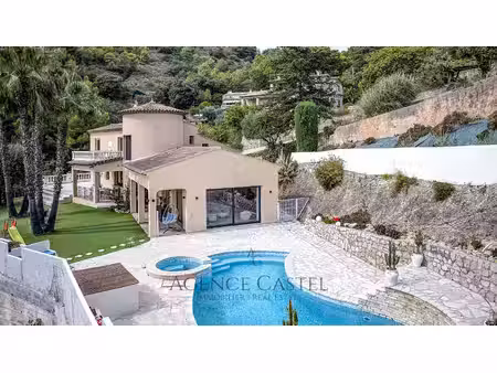 tourrette-levens l'abadie: splendide villa de 300 m2  piscine vue mer