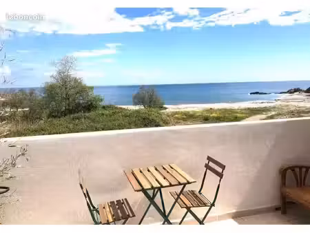 magnifique studio meublé - front de mer