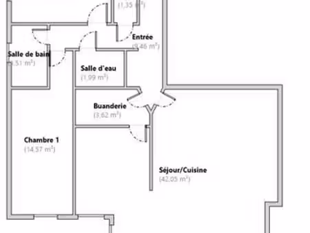 appartement 87 m2 idéal pour investissement locatif - résidence ellice valenciennes