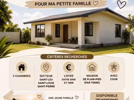 recherche une maison