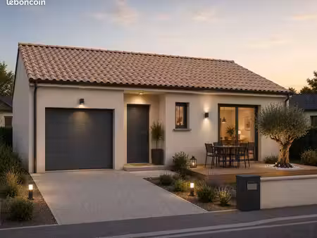 maison 65 m² avec terrain à le gue-d'allere