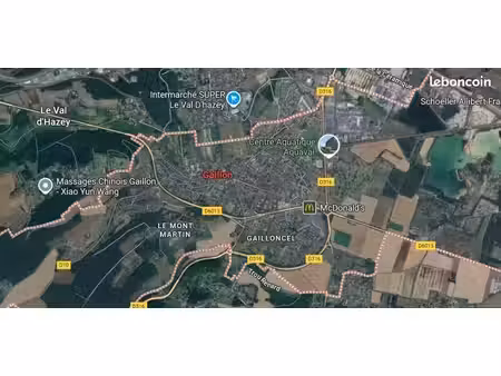 terrain 900 m² gaillon