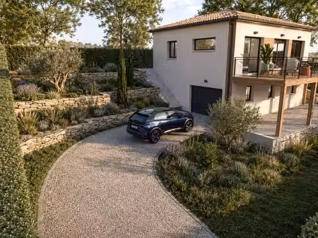 terrain avec maison neuve à vendre