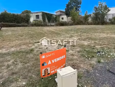 terrain constructible à vendre