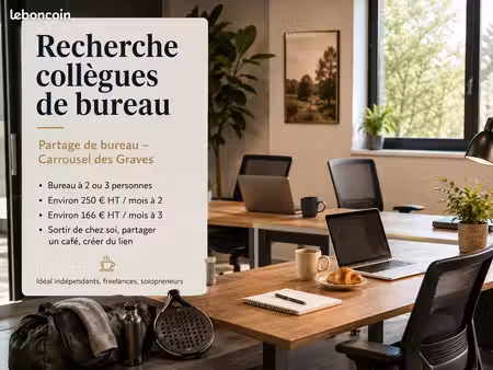 bureau à partager (coworking)