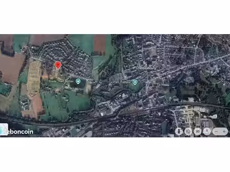 a vendre  terrain viabilisé de 377 m2  sans vis-à-vis et libre de constructeur - particuli