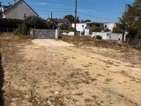 a vendre terrain centre joue les tourslibre constrcuteur