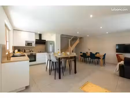 maison t4 meublée env. 100 m² – 3 chambres – blagnac centre / airbus