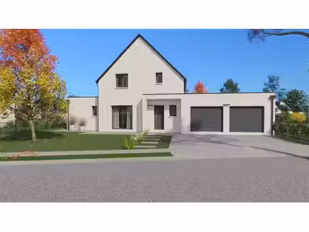 terrain avec maison neuve à vendre