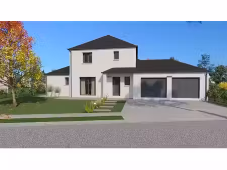 terrain avec maison neuve à vendre