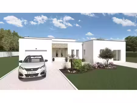 terrain avec maison neuve à vendre