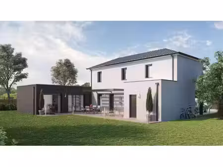 terrain avec maison neuve à vendre