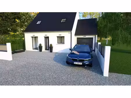 terrain avec maison neuve à vendre