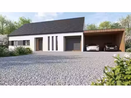 terrain avec maison neuve à vendre