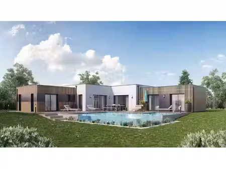 terrain avec maison neuve à vendre