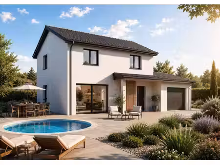 terrain avec maison neuve à vendre