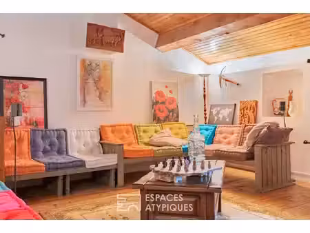authentique maison de village de caractère avec cour intimiste - vignevieille