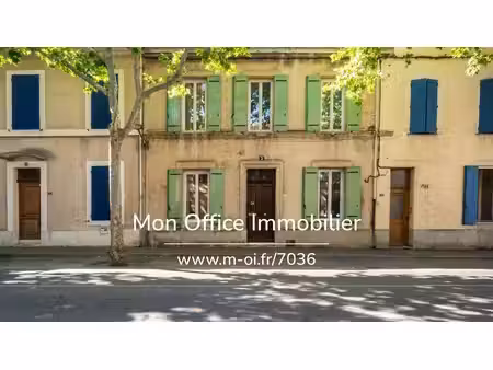 référence : 7036-cdi. - grande maison de ville avec cour intérieure et fort potentiel
