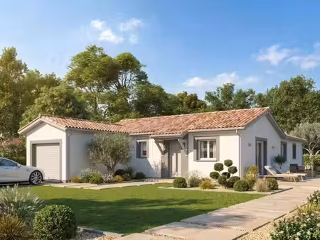 terrain avec maison neuve à vendre