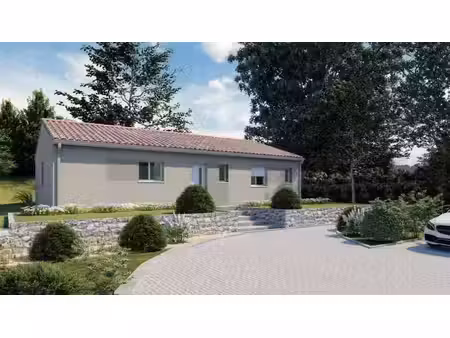 terrain avec maison neuve à vendre