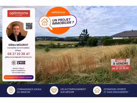 terrain constructible à vendre