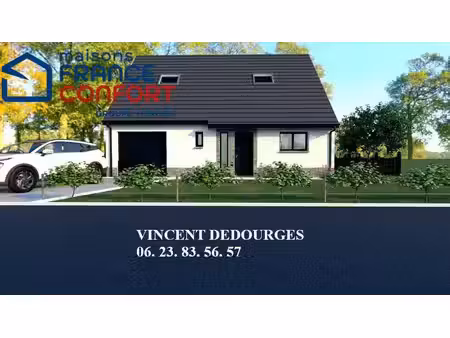 terrain avec maison neuve à vendre