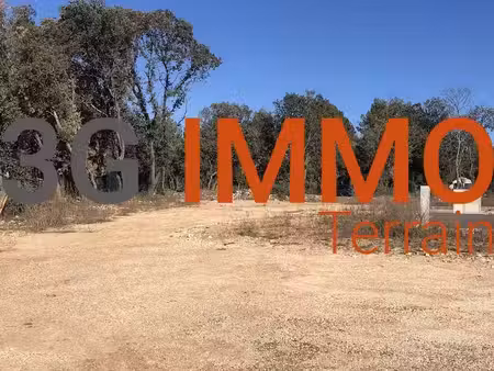 vente terrain à batir 571 m² à saint-quentin-la-poterie (30700)  110 000 €
