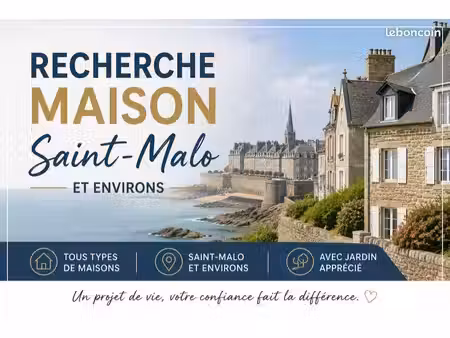 recherche maison st malo & environs