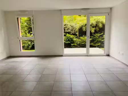 t1 avec terrasse et jardin à la wantzenau