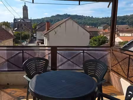 t2 meublé avec terrasse couverte - vue sur capdenac-le-haut - disponible immédiatement