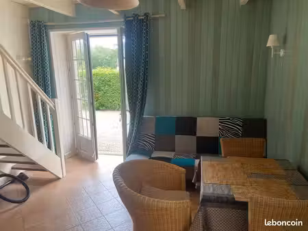 appartement duplex en rez de jardin au calme à 1 km de benodet