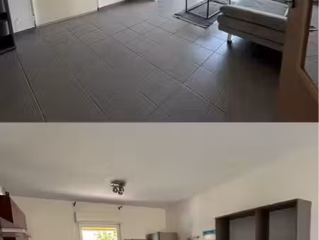 t2 meublé 47 m² – terrasse + balcon – parking sécurisé – clim –