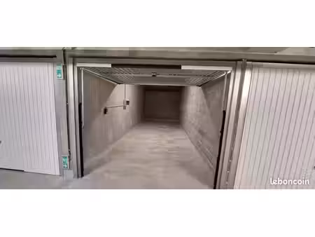 garage double en enfilade