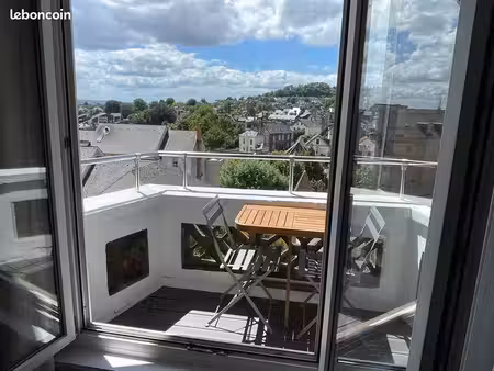 location studio 25m2 meublé plein sud + balcon avec vue