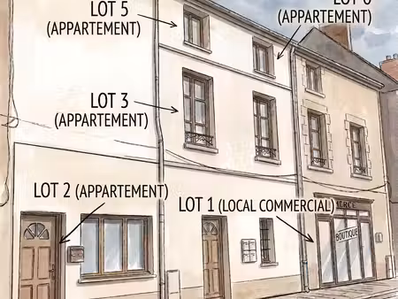vente immeuble 200 m²