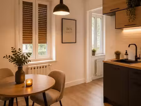 appartement meublé entièrement rénové avec chambre séparée – 32 m² – toul