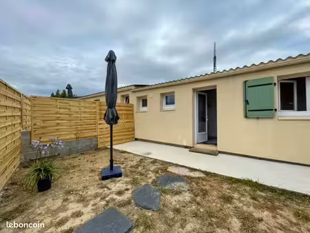appartement de plain-pied avec jardin privatif – les sables d’olonne