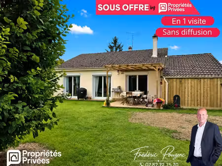 houdan / maison de plain-pied 3 chambres avec commodités à pied