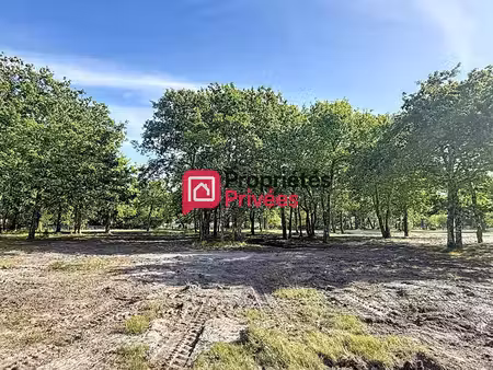 hourtin-port beau terrain viabilisé de 1 060 m² à proximité du lac