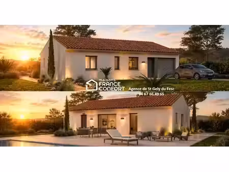 vente maison neuve 4 pièces 90 m² à saussines (34160)  336 000 €