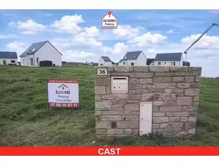 vente terrain 394 m² cast (29150)